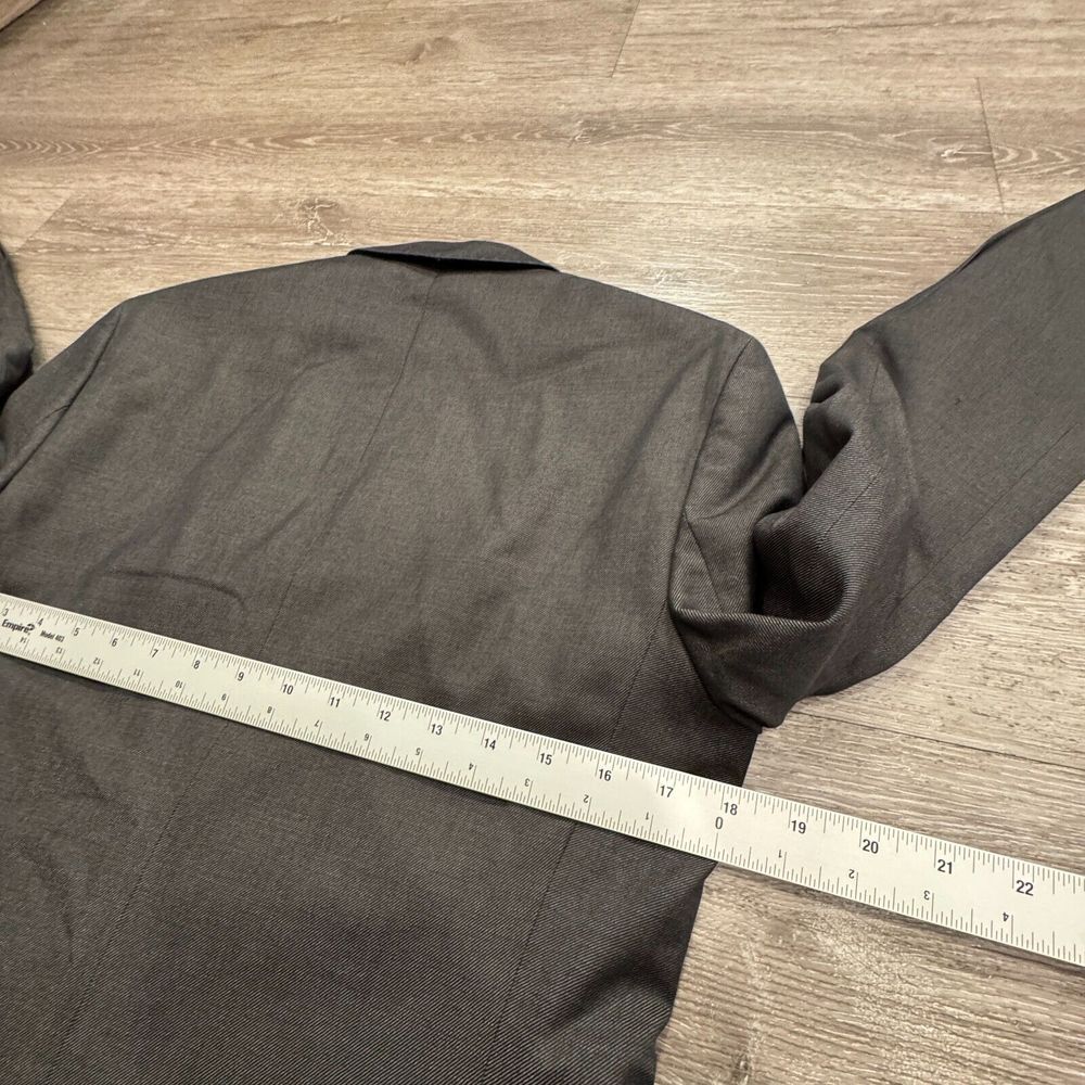 Zara Men's Dark Charcoal Single-Breasted Blazer - Picture 14 of 16